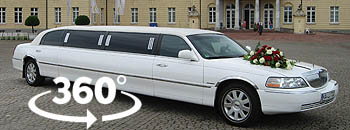 Eckbank (J-seat).
Elektrisch hochfahrbare undurchsichtige Trennwand.
Elektrisches Schiebedach/Sonnendach.
Neonbeleuchtung mit Farbwechsel in der Bar.
Neonbeleuchtung mit Farbwechsel an der Decke.
Spiegel-Sternenhimmel mit Farbwechsel.
Radio mit CD-Player.
2 NTSC Fernsehger�te
NTSC VHS Videoplayer.
Bordtelefon.
Zusatzlichtmaschine mit zweiter Batterie.
